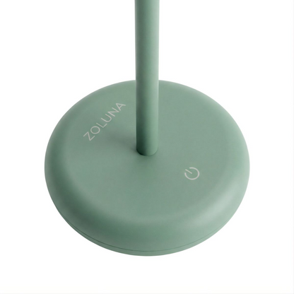 ZOLUNA Bobbie Fresh Green Solar Table Lamp | Stylish Wireless Garden Lighting