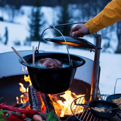 Espegard 6L Enamelled Steel Soup Pot for Outdoor Fire Cooking