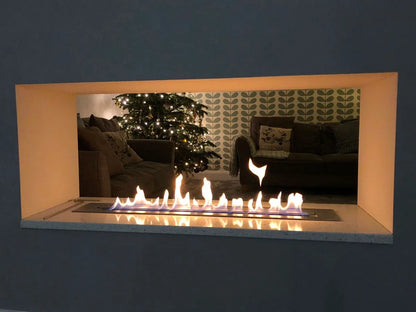 ScandiFlames Superior 5L Bioethanol Burner with Edge, 100 cm