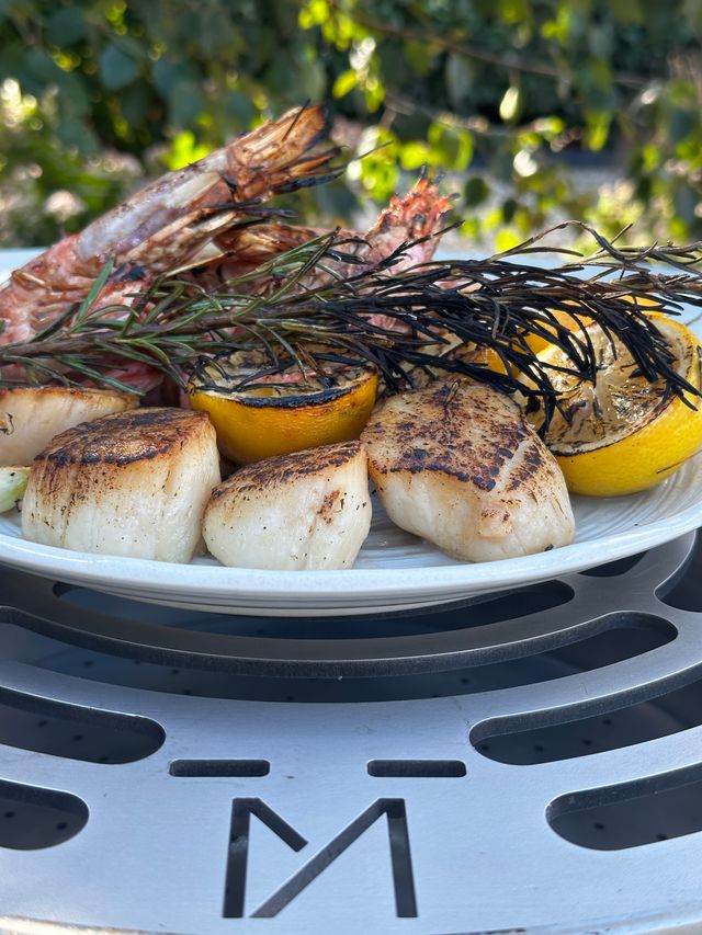 The ‘O’ Grill – Fire and Ice | METARTAL Outdoor Fire Pit, BBQ & Drinks Table