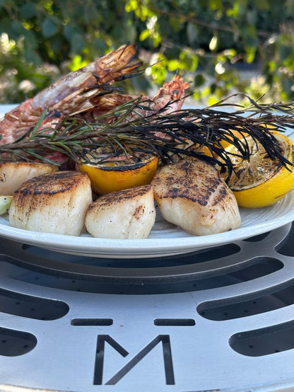 The ‘O’ Grill – Fire and Ice | METARTAL Outdoor Fire Pit, BBQ & Drinks Table