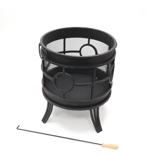 HEAT Tynset Fire Pit – Bronze Effect Garden Basket