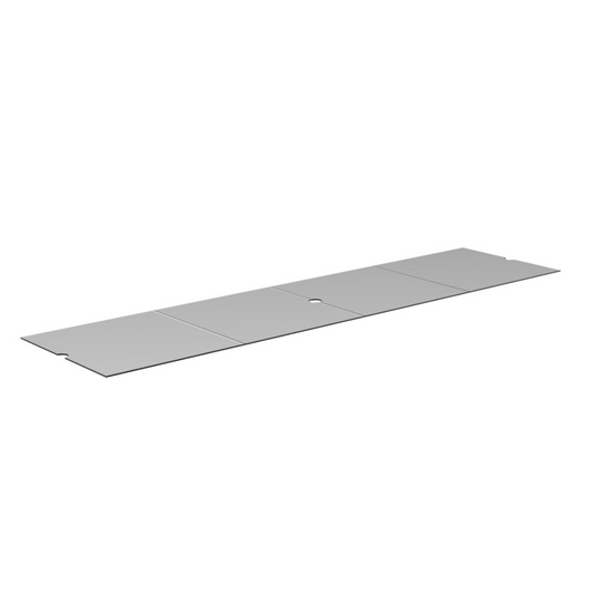 EcoSmart L65 Cover Plate | Smoke Grey Toughened Glass