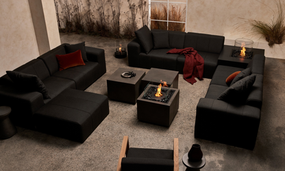 EcoSmart Fire Sidecar 24 Bioethanol Fire Pit & Gas Burner Option with Compact Modern Design