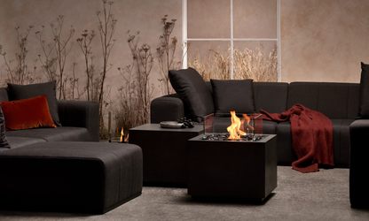 EcoSmart Fire Sidecar 24 Bioethanol Fire Pit & Gas Burner Option with Compact Modern Design