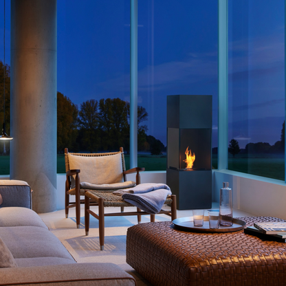 EcoSmart Fire Be Freestanding Bioethanol Fireplace for Indoor or Covered Outdoor Use