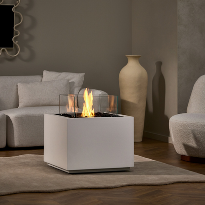EcoSmart Fire Sidecar 24 Bioethanol Fire Pit & Gas Burner Option with Compact Modern Design
