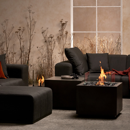 EcoSmart Fire Sidecar 24 Bioethanol Fire Pit & Gas Burner Option with Compact Modern Design