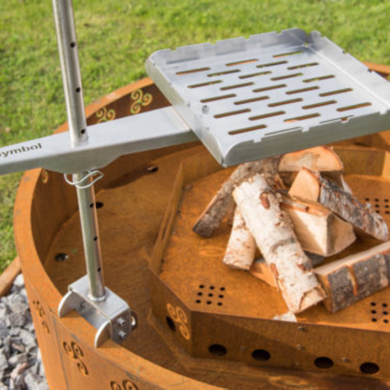 GrillSymbol Cor-Ten Steel Fire Pit Legend XL