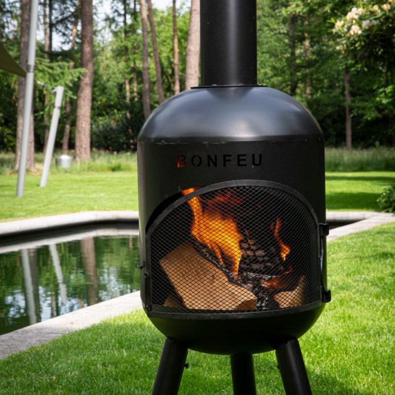 BonFeu, BonSolo, Fireplace and Grill, Black
