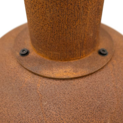 BonFeu, BonSolo, Outdoor Fireplace and Grill, Rust