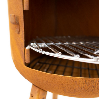 BonFeu, BonBono, Outdoor Fireplace and Grill, Rust