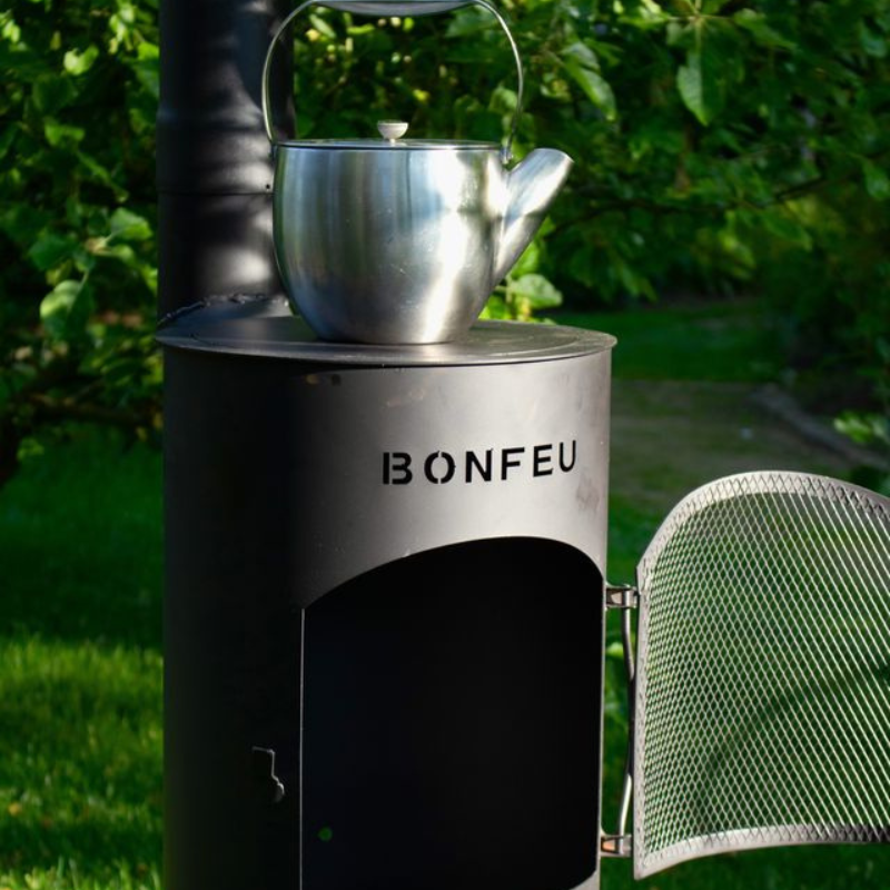 BonFeu, BonGiano LP, Outdoor Fireplace, Black
