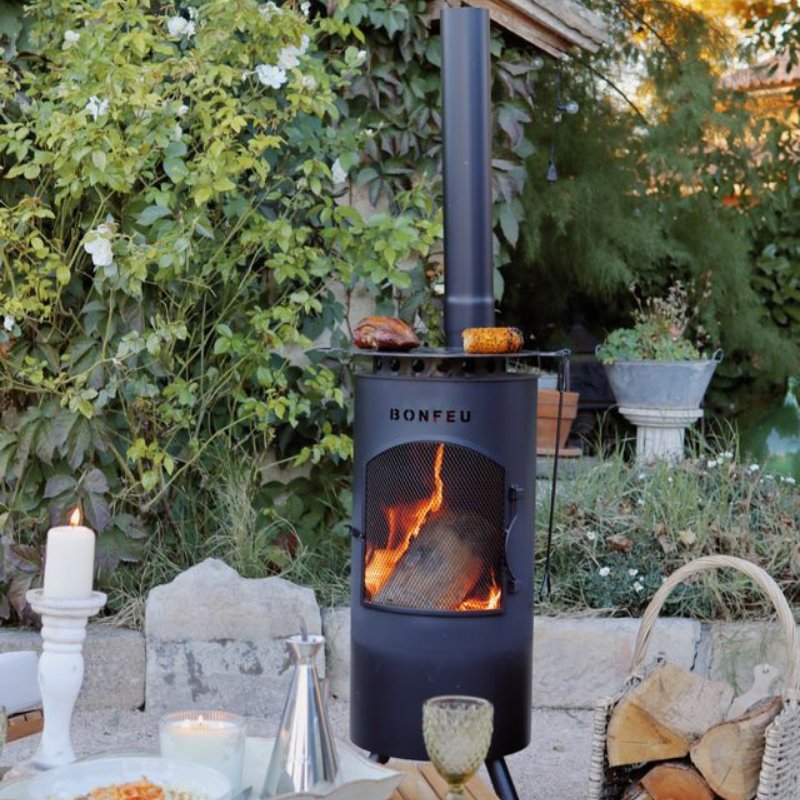 BonFeu, BonTino, Outdoor Fireplace, Black