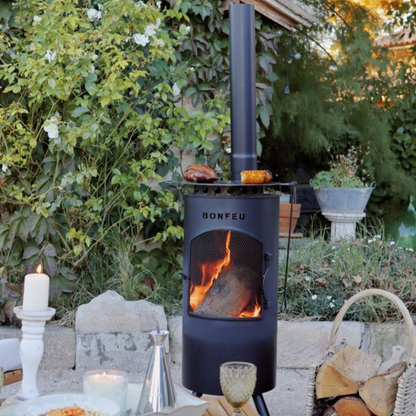 BonFeu, BonTino, Outdoor Fireplace, Black