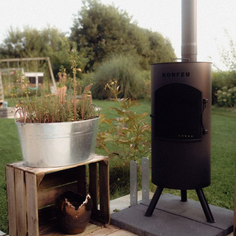 BonFeu, BonTino, Outdoor Fireplace, Black