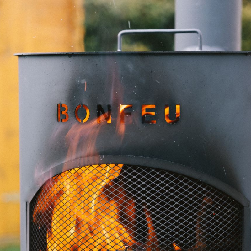 BonFeu, BonTino, Outdoor Fireplace, Black