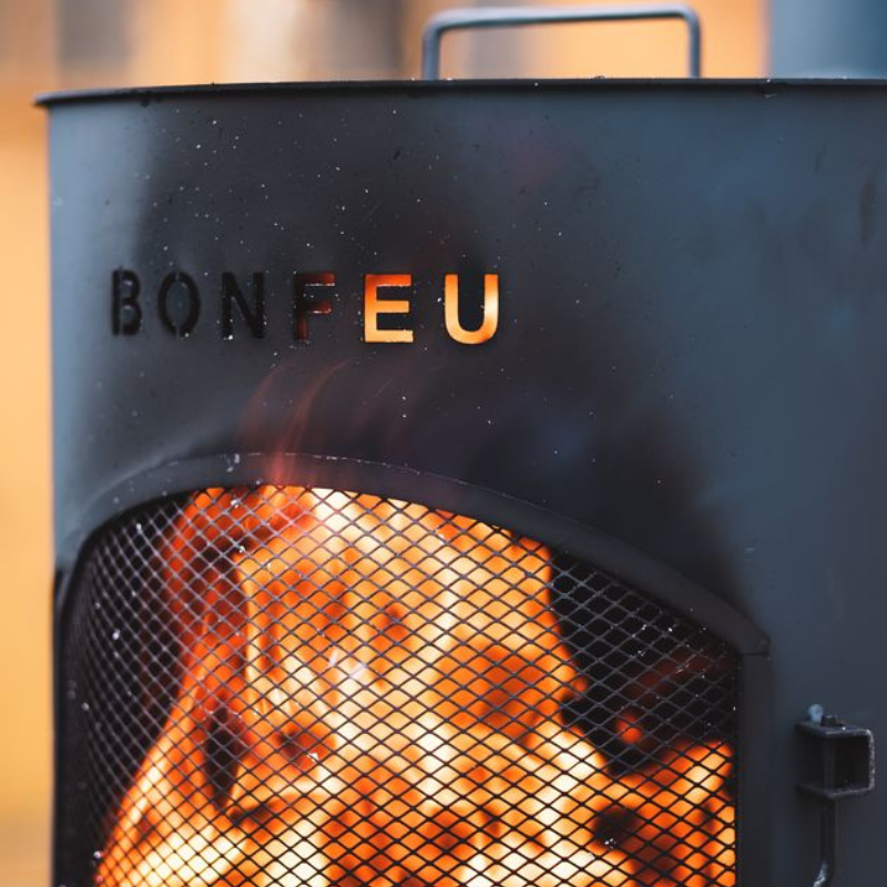 BonFeu, BonTino, Outdoor Fireplace, Black