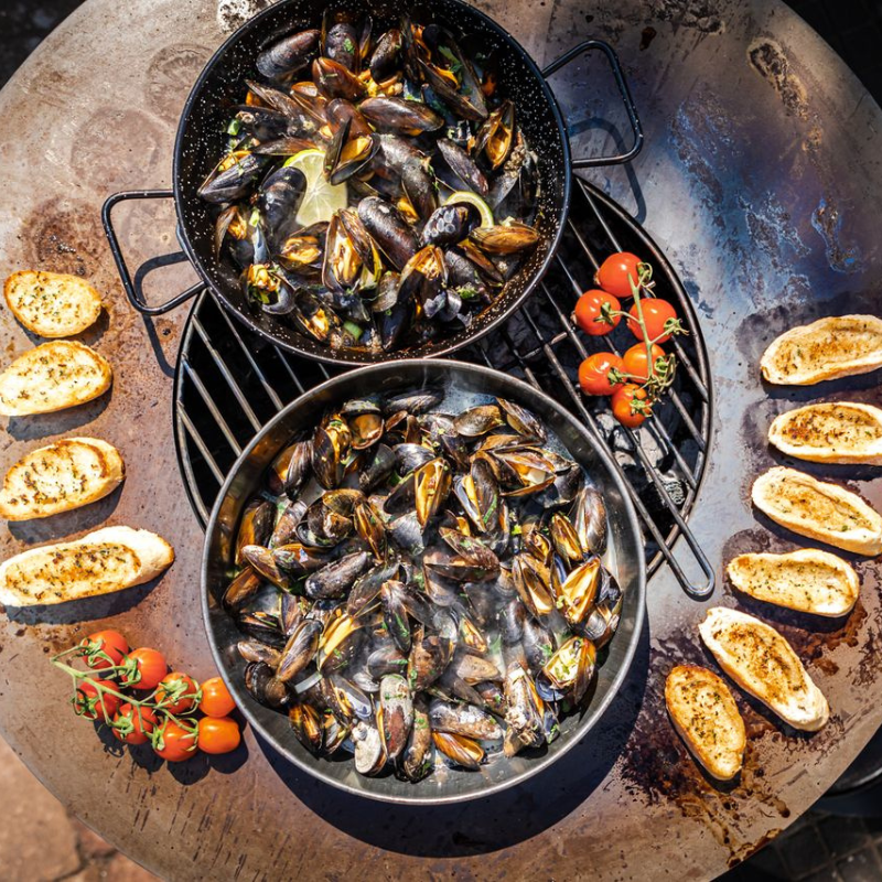 BonFeu, BonBiza Open, BBQ Plancha, Black