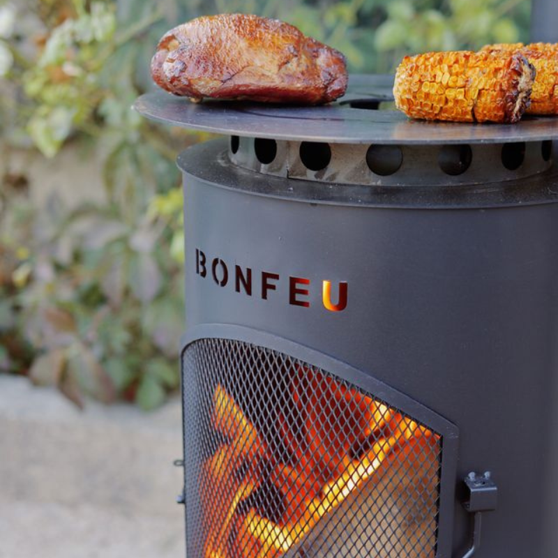 BonFeu, BonTino, Outdoor Fireplace, Black