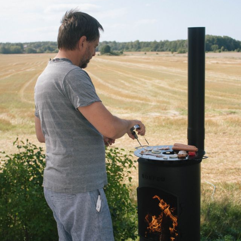 BonFeu, BonTino, Outdoor Fireplace, Black