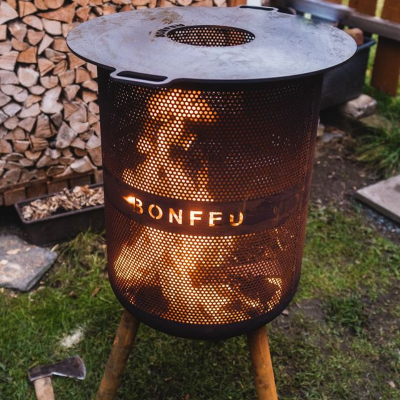 BonFeu, BonVes 45, Fire Pit, Black