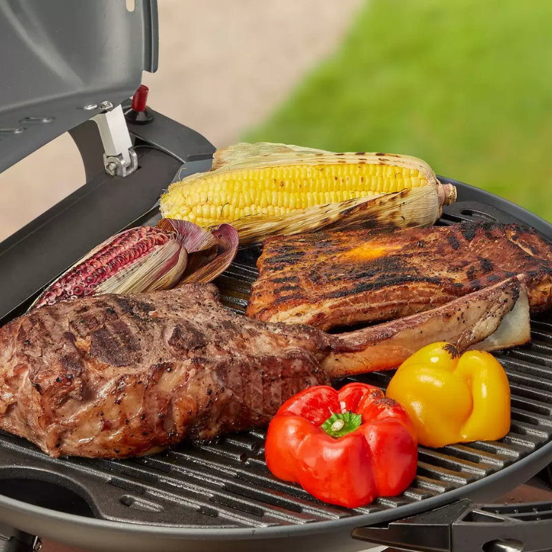 O GRILL 900 Portable Gas BBQ | Family-Sized Outdoor Grill - Orange