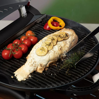 O GRILL 500 Cream Portable Gas BBQ | Compact Outdoor Grill