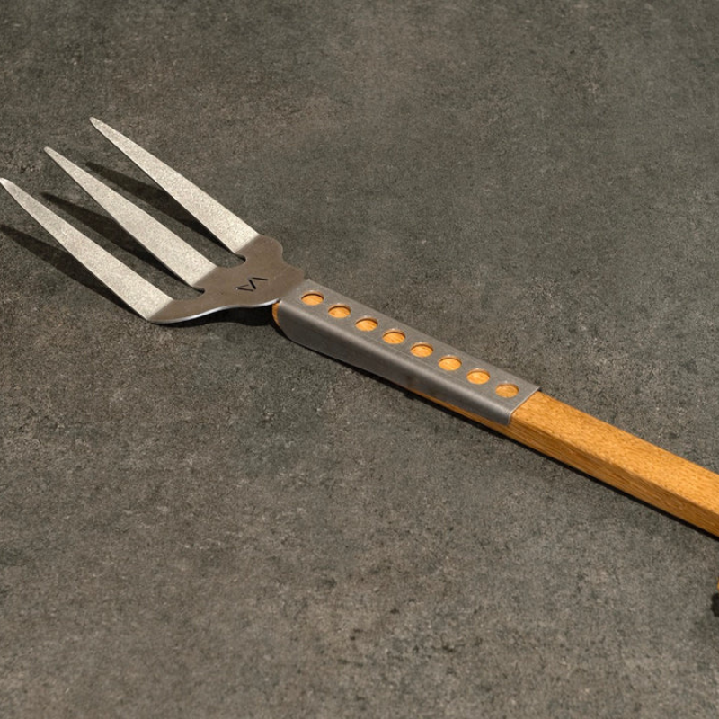 Flippin’ Fork – Heritage Edition | Stainless Steel BBQ Tool