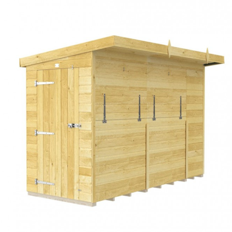 Madagascar 10ft x 6ft Timber Outdoor Bar – Garden Entertaining Hub 