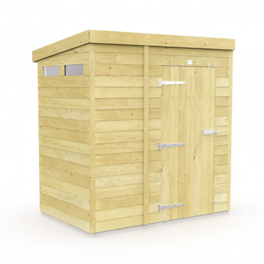 Bond Pent Security Shed, 6ft x 4ft – Durable Tongue & Groove Garden Storage