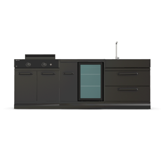GRLLR Connect Modular Outdoor Kitchen – Stove, Sink, Cooling Unit & Fridge for Ultimate Outdoor Cooking