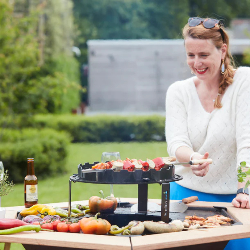 Barbecook Nestor FSC Side Tables – Bamboo BBQ Extensions