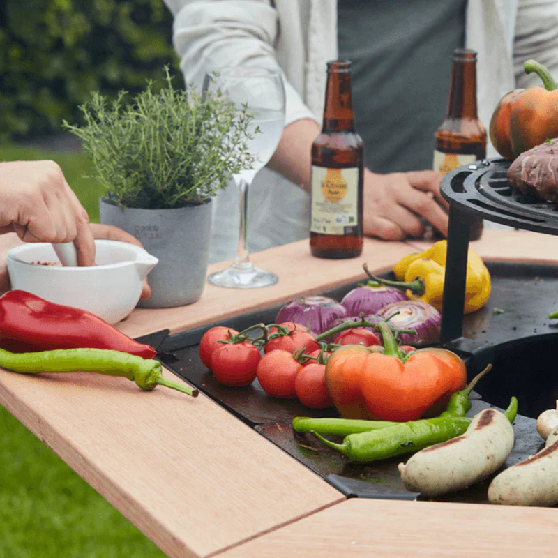 Barbecook Nestor FSC Side Tables – Bamboo BBQ Extensions