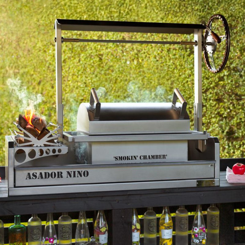 The Asador Nino Grill Only | Handmade Stainless Steel Argentine Grill