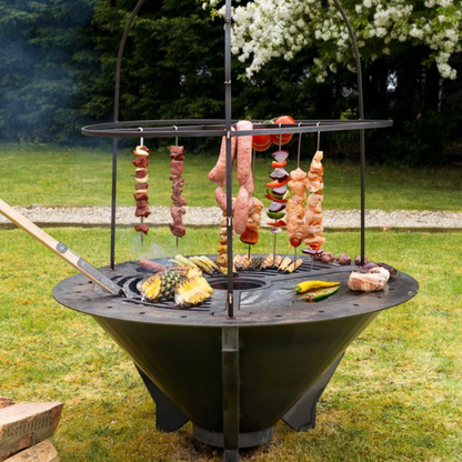 The Flamin’ Pit by METARTAL | Handmade Steel Fire Pit for Outdoor Cooking