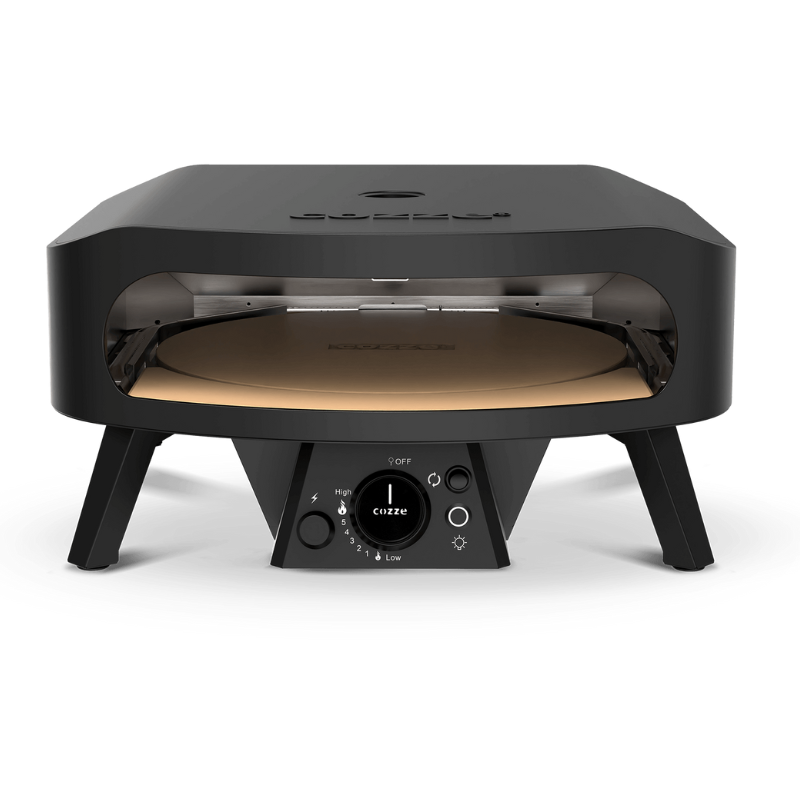 Cozze L Shaped Outdoor Kitchen with G 800 Grill, Sink and Optional Pizza Oven for Garden Cooking