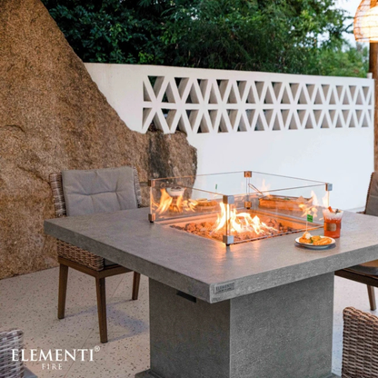 Birmingham Dining Table 45,000 BTU Propane Outdoor Fire Pit