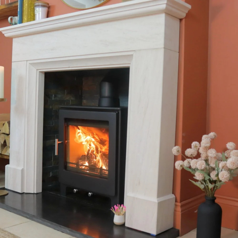 Woodford Lowry 5XL Widescreen Multifuel Stove 5kW DEFRA