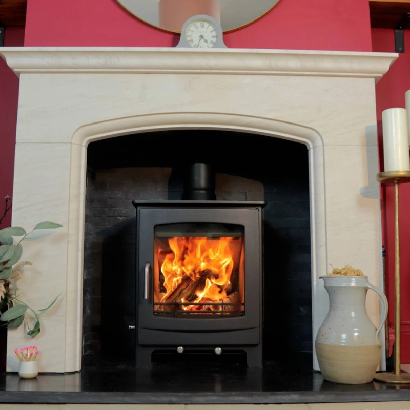Woodford Turing 5X Multifuel Stove 5kW A Plus Ecodesign