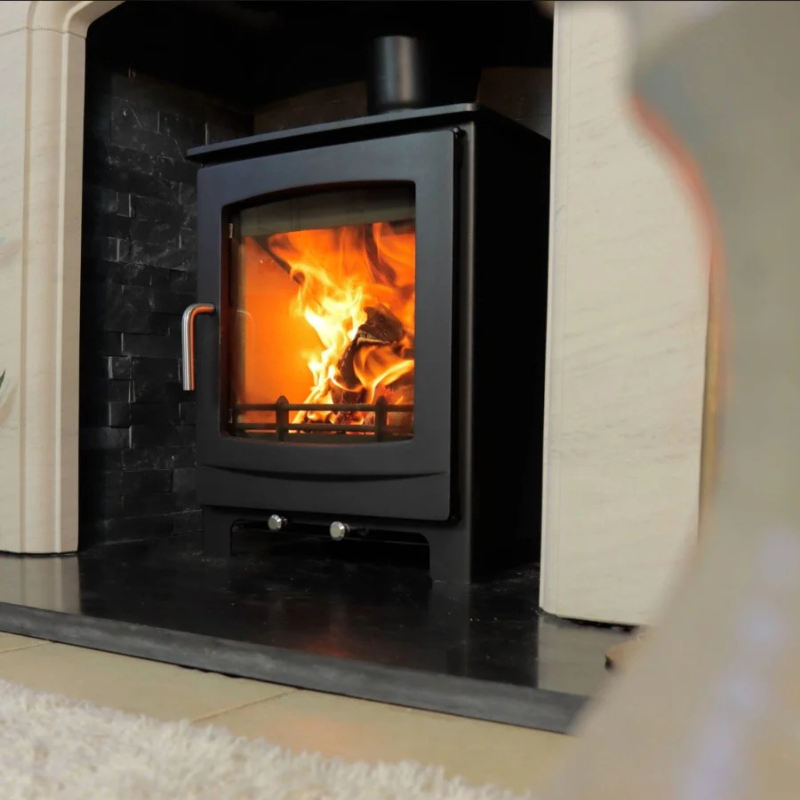 Woodford Turing 5X Multifuel Stove 5kW A Plus Ecodesign