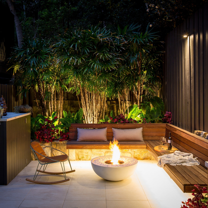 Mix 850 Bioethanol Fire Pit by EcoSmart Fire | 6 kW Outdoor Fire