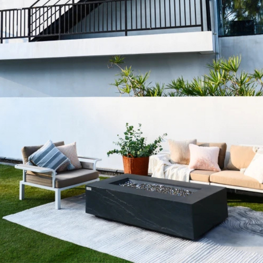 Cape Town Fire Table - Slate Black