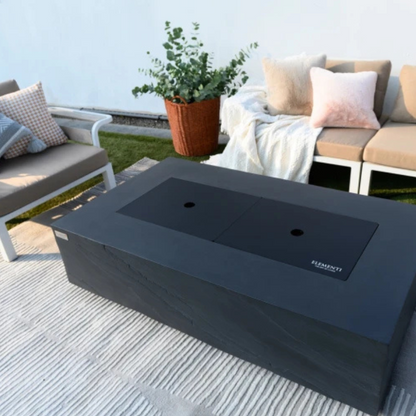 Cape Town Fire Table - Slate Black