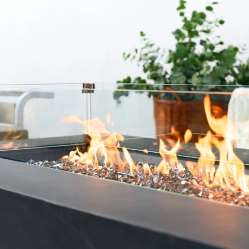 Cape Town Fire Table - Slate Black