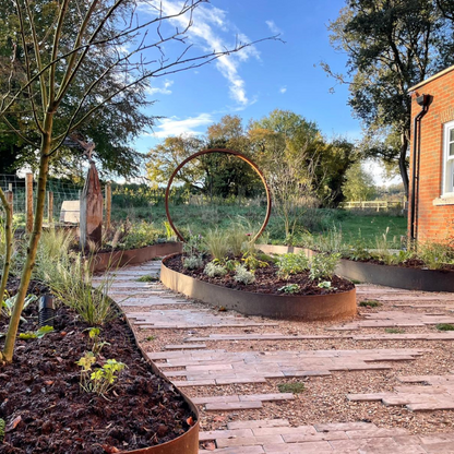 Corten Steel Moongate – 2.2 Meter ring