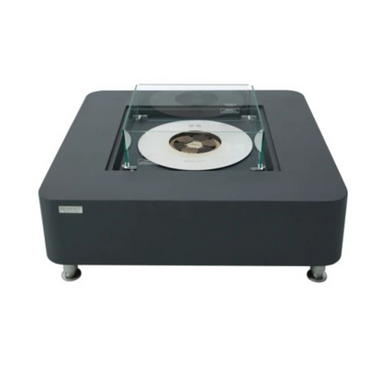 Elementi Perth Ethanol Fire Table Concrete Square Indoor Outdoor