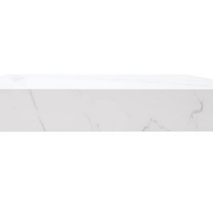 Elementi, Bianco Coffee Table, Square Large, Marble Porcelain Outdoor