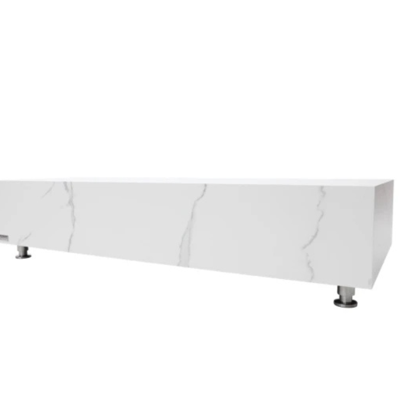 Elementi, Bianco Coffee Table, Rectangle Marble Porcelain Outdoor