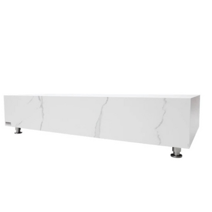 Elementi, Bianco Coffee Table, Rectangle Marble Porcelain Outdoor